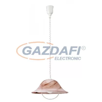   RÁBALUX 3954 Alabastro függeszték rolly D41 E27 60Wtabaco 230V