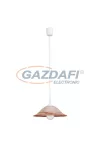 RÁBALUX 3955 Alabastro függeszték fix D30 E27 60W tabaco 230V