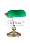 RÁBALUX 4038 Bank asztali lámpa, E27 60W, bronz 230V