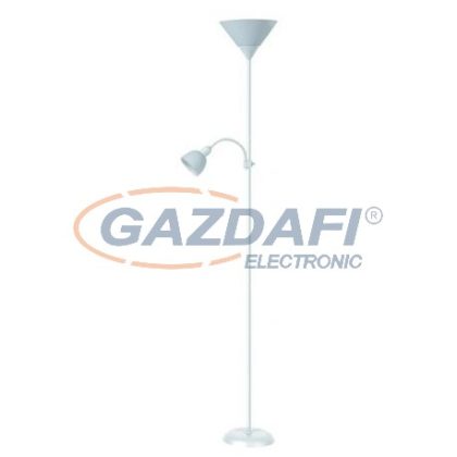   RÁBALUX 4061 Action állólámpa E27 100W+E14 25W fehér-fehér 230V A++ -> E