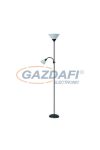 RÁBALUX 4062 Action állólámpa E27 100W+E14 25W fekete-fehér 230V A++ -> E