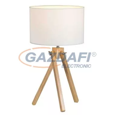 RÁBALUX 4190 Soren asztali lámpa E14 40W fehér+natúr 230V
