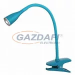   RÁBALUX 4195 Jeff csiptetős asztali lámpa LED 4,5W, kék 230V 3000K 330lm A+