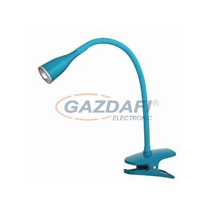   RÁBALUX 4195 Jeff csiptetős asztali lámpa LED 4,5W, kék 230V 3000K 330lm A+