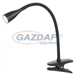   RÁBALUX 4197 Jeff csiptetős asztali lámpa LED 4,5W, fekete 230V 3000K 330lm A+