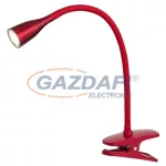   RÁBALUX 4198 Jeff csiptetős asztali lámpa LED 4,5W, bordó 230V 3000K 330lm A+