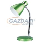  RÁBALUX 4208 Patric asztali lámpa E14 40W, zöld 230V A++ -> E
