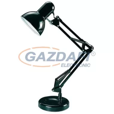 RÁBALUX 4212 Samson asztali lámpa E27 60W, fekete 230V A++ -> E