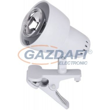 RÁBALUX 4356 Clip csiptetős spot lámpaE14 40W fehér fényforrás nélkül 230V A++ -> E