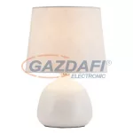   RÁBALUX 4379 Ellie asztali lámpa E14 max 40W fehér 230V A++ -> E