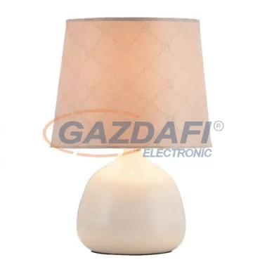 RÁBALUX 4380 Ellie asztali lámpa E14 max 40W bézs 230V A++ -> E