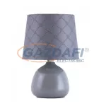   RÁBALUX 4381 Ellie asztali lámpa E14 max 40W szürke 230V A++ -> E