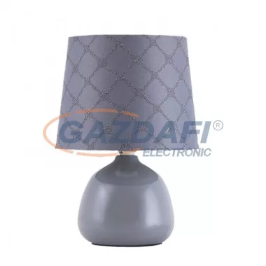 RÁBALUX 4381 Ellie asztali lámpa E14 max 40W szürke 230V A++ -> E