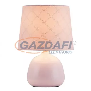 RÁBALUX 4384 Ellie asztali lámpa E14 max40W rózsaszín 230V A++ -> E