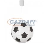 RÁBALUX 4470 Frankie rizspapír függ D30 króm/fekete 230V