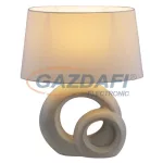   RÁBALUX 4518 Tory beton asztali lámpaE27 1x60W, fehér/fekete 230V