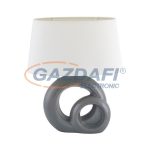   RÁBALUX 4519 Tory beton asztali lámpaE27 1x60W, fehér/szürke 230V
