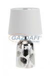 RÁBALUX 4548 Sonal asztali lámpa E14 1X MAX 40W ezüst/fehér 230V