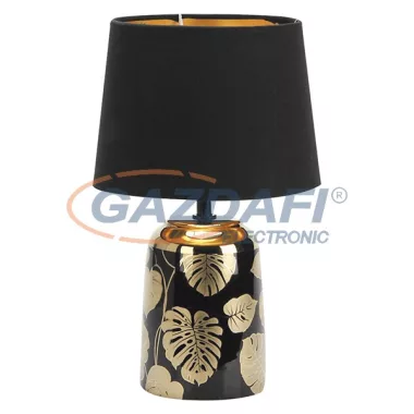 RÁBALUX 4549 Sonal asztali lámpa E14 1XMAX 40W arany/fekete 230V