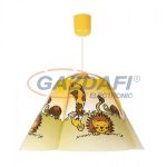  RÁBALUX 4568 Leon függeszték E27 60W oroszlán mintás 230V