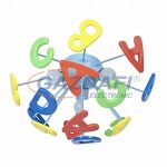   RÁBALUX 4608 ABC gyerek mennyezeti lámpa lámpa E14 3x40W 230V