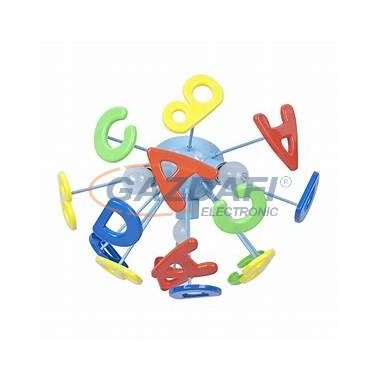 RÁBALUX 4608 ABC gyerek mennyezeti lámpa lámpa E14 3x40W 230V