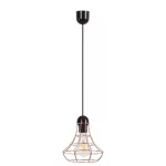  RÁBALUX 4650 Ramsey függeszték E27 max60W réz/fekete 230V     A++ -> E