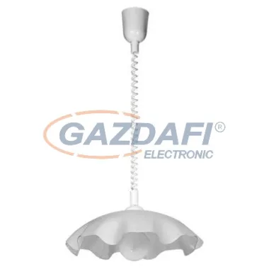 RÁBALUX 4675 Smerlato függeszték D42 lehúzható, fehér 230V 60W