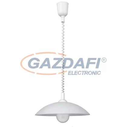   RÁBALUX 4780 Round függeszték D40 E27 60W, rollys, fehér 230V