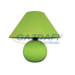   RÁBALUX 4907 Ariel kerámia asztali lámpa E14 40W, zöld 230V A++ -> E