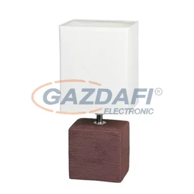 RÁBALUX 4928 Orlando kerámia asztali lámpa E14 40W wenge 230V