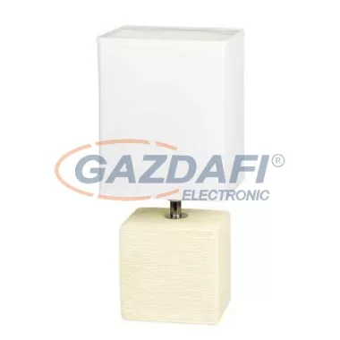 RÁBALUX 4929 Orlando kerámia asztali lámpa E14 40W krém 230V