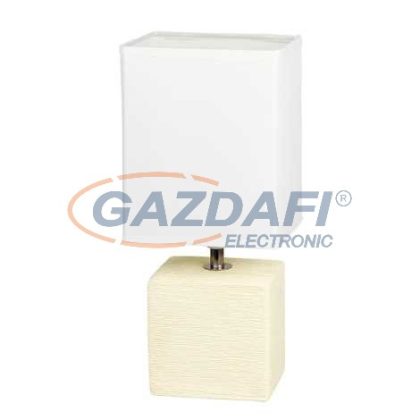   RÁBALUX 4929 Orlando kerámia asztali lámpa E14 40W krém 230V