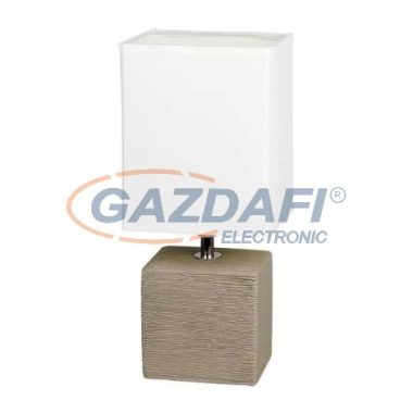 RÁBALUX 4930 Orlando kerámia asztali lámpa E14 40W kakaó 230V