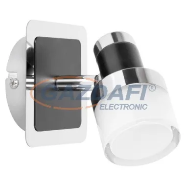 RÁBALUX 5021 Harold, fürdőszobai lámpa, LED 5W, IP44, króm/fekete/opál 230V 4000K 400lm A+
