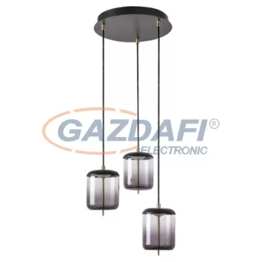 RÁBALUX 5027 Delice, függeszték, LED 18W, fekete/bronz/füst 230V  4000K 1440lm A