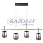   RÁBALUX 5028 Delice, függeszték , LED 24W, fekete/bronz/füst 230V  4000K 1920lm A