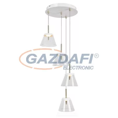 RÁBALUX 5032 Aviana, függeszték, LED 24W, fehér/bronz 230V 4000K 1920lm A RÁBALUX 5032 Aviana, függeszték, LED 24W, fehér/bronz 230V 4000K 1920lm A
