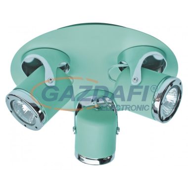RÁBALUX 5035 April, spot lámpa, GU10 3X MAX 5W, menta 230V A++ -> E