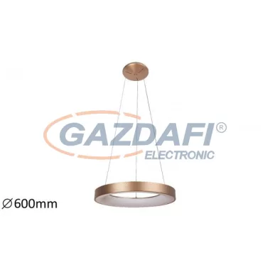 RÁBALUX 5055 Carmella,függeszték, LED  80W,arany/fehér 230V  4000K 6335lm A