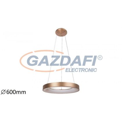   RÁBALUX 5055 Carmella,függeszték, LED  80W,arany/fehér 230V  4000K 6335lm A