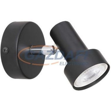 RÁBALUX 5322 Konrad spot lámpa, GU10 MAX 50W, fekete 230V A++ -> E