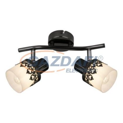   RÁBALUX 5342 Lacey spot lámpa E14 2X MAX 40W fekete/fehér/króm 230V A++ -> E