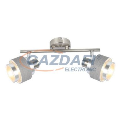   RÁBALUX 5380 Basil spot lámpa E14 2X MAX 40W skróm/ezüst tölgy 230V A++ -> E