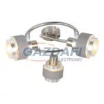   RÁBALUX 5381 Basil spot lámpa E14 3X MAX 40W króm/ezüst tölgy 230V A++ -> E