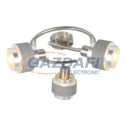   RÁBALUX 5381 Basil spot lámpa E14 3X MAX 40W króm/ezüst tölgy 230V A++ -> E