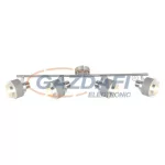   RÁBALUX 5382 Basil spot lámpa E14 4X MAX 40W króm/ezüst tölgy 230V A++ -> E