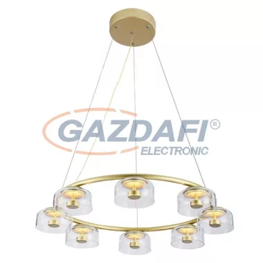 RÁBALUX 5390 Lorell Függeszték LED 40W arany 230V  3000K 3200lm A