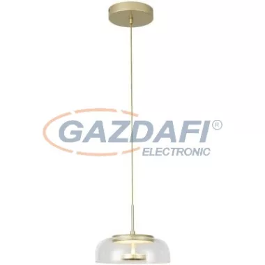 RÁBALUX 5391 Lorell Függeszték LED 8W arany 230V  3000K 640lm A