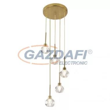 RÁBALUX 5396 Kassia, függeszték, G9 5X MAX 5W, arany 230V